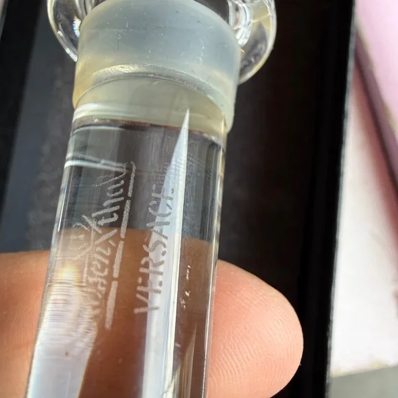 Versace Medusa Crystal Wine Stoppers - Clear and Olive - Picture 5 of 9